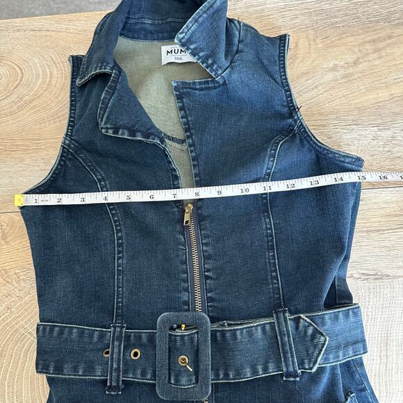 Show Me Your Mumu Jacksonville Jumpsuit Blue Small - Picture 13 of 14